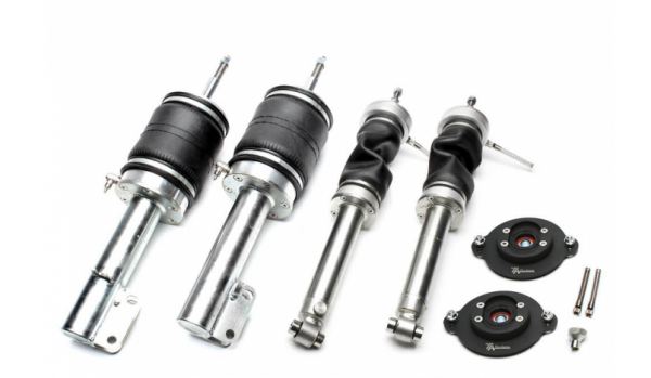 TA Technix härteverstellbarer Luftdämpfersatz passend für VW Golf I, Golf I Cabrio , Jetta I, Scirocco I+II